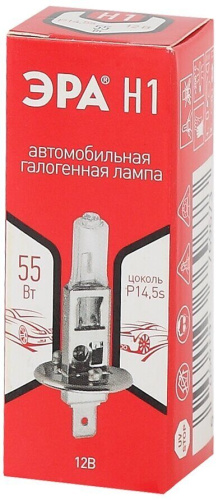 5056183773298 5056183773298  ЭРА Автолампа H1 12V 55W +50% P14,5s BL (лампа головного света, противотуманные огни) (10/100/210