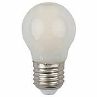 5055945576672 Б0027959 ЭРА Лампа светодиодная  шар 7Вт F-LED P45-7w-840-E27 frozed (10/100/3000)