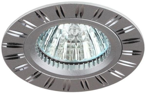 5055398625590 C0043819 ЭРА Светильник Downlight встраив. (ГЛН) 50Вт GU5.3 12В IP20 серебро/хром KL33 AL/SL