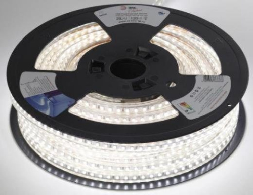 5055398668368 Б0004955 ЭРА Светодиодная лента 3528-220-120LED-IP67-W- eco-20m (6/192), белая